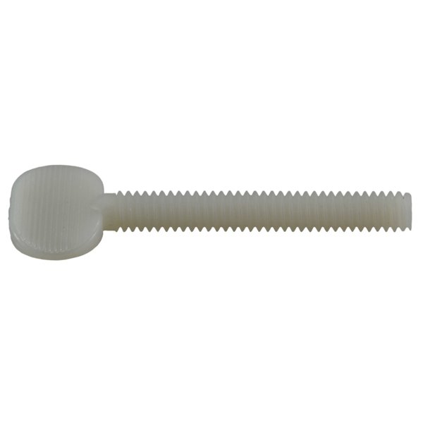 Midwest Fastener Thumb Screw, 1/4"-20 Thread Size, Plastic, 1-3/4 in Lg, 10 PK 36766